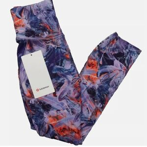 NWT lululemon Base Pace HR Crop 23"  - Multicolor